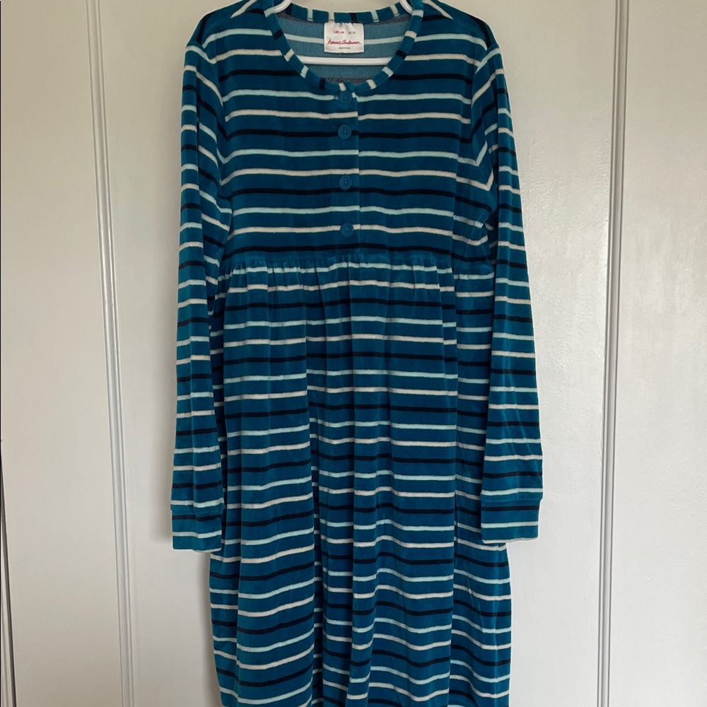 Hanna Andersson Blue and White Striped Garment